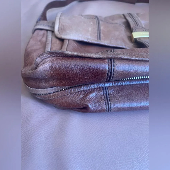 VINTAGE Y2K Juicy Couture Brown Leather
Shoulder Bag - Picture 2 of 8